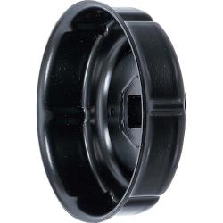 Czapka Filtr oleju - 76 mm z 6-rowków - napęd 1/2 "oraz 24 mm hex