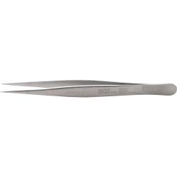 Pincett - spetsig - rostfritt stål - 130 mm - rak