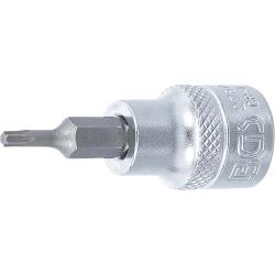 Bits - T profile T10 to T60 - without drilling - Actuators 3/8 "- CV-steel