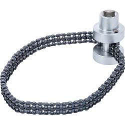 Klucz filtra oleju łańcuchowy do filtrów olejowych od 60 mm do 115 mm - Wersja Professional - 1/2 "