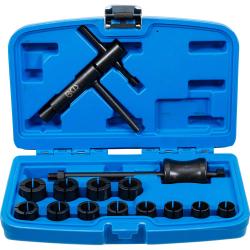 Brake Piston Tool Set - för motorcyklar - för kolven 19 till 30 mm - 14 st.