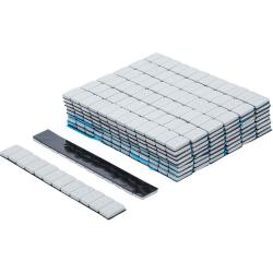 Balansera klistervikter - självhäftande - 12 x 5g - 50 st.