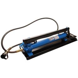 Hydraulisk dubbel kolvfotpump - 2-stegs - 13,8 bar - 700 bar - oljekapacitet 700 ml