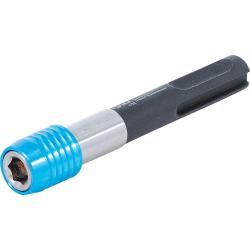 SDS bit holder - for 1/4 "bits - with quick locking - CV-steel