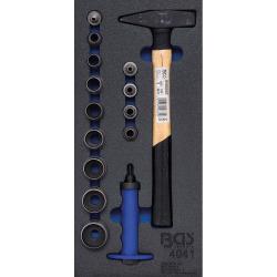 Tool Bakke - Punches Set - 1/3 skuffe størrelse - 15 stk.