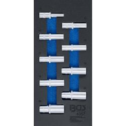 Narzędzie Tray - Socket - głęboka 1/2 "- 1/3 depozyt - 9 szt.