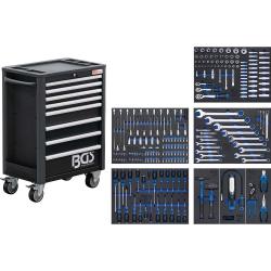 Carrello portautensili - standard professionale - con 234 strumenti - 7 Depositi