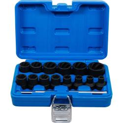 Sockets - Design spécial - 8 mm 27 mm - 1/2 "drive - 16 pcs.
