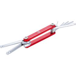 Allen set - with ball head - 1.5 to 6 mm - 7 pcs.