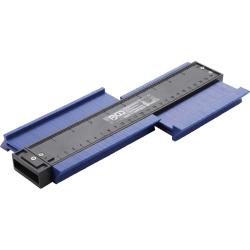 Konturschablon - max mätdjup & bredd 30/260 mm - Total bredd 282 mm