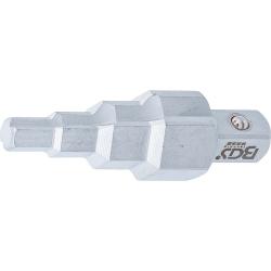 Stufenschlüssel - Antrieb Außenvierkant 12,5 mm (1/2") - 4-stufig - 10 mm (3/8") bis 25 mm (1")