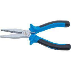 Flat pliers - length 160 mm - satin chrome finish
