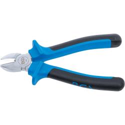 Sidavbitare - svensk form - längd 165 mm - mattförkromad