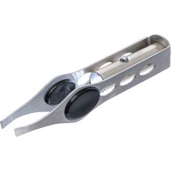 LED tweezers - Light intensity 15000 MCD - Material thickness tip 4.4 mm