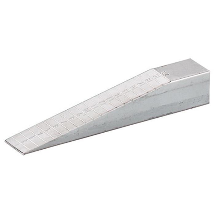 Screed Measuring Wedge 1 20 mm Solid Aluminium
