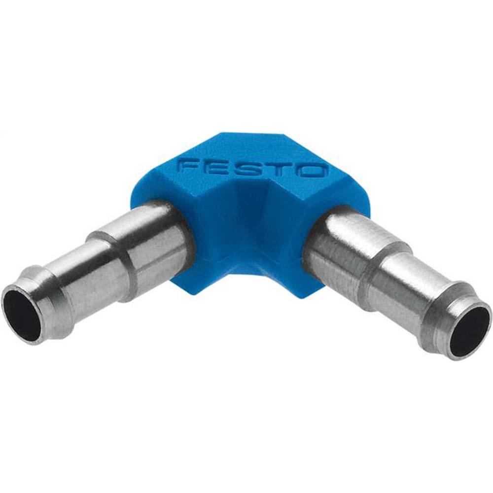 FESTO - L-PK - L-hose connector - brass housing - nominal width 1.5 to 5.3 mm - PU 10 pieces - price per PU