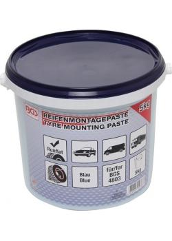 Reifenmontagepaste - für Runflat Reifen - Farbe Blau - 5 kg Eimer