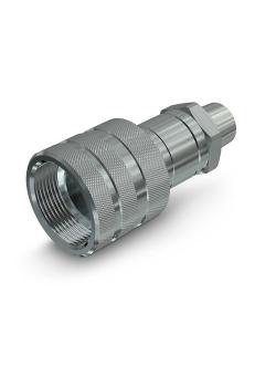 Faster PVSM socket - chrome-plated steel - DN 10 - size 6 - internal thread NPT 3/8 "- PN 720 - according to ISO 14540