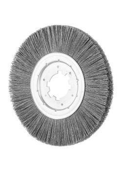 PFERD round brush RBU - untangled - narrow - stationary - plastic trim silicon carbide (SiC) - outer-ø 25 mm - grain size 120 0.55 to 320 0.55
