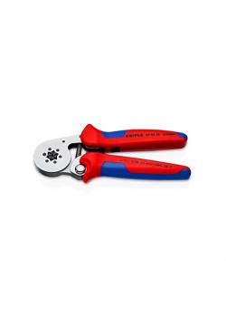 Ferrule crimping pliers - self-adjusting - hexagonal crimping with side entry - chrome-plated - length 260 mm