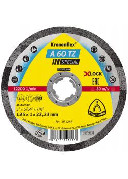 Cutting disc A 60 TZ Special - diameter 115 or 125 mm - width 1 mm - bore 22.23 mm - PU 25 pieces - price per PU