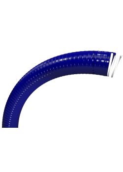 Wąż spiralny PVC Spirabel® MDSO - średnica wewnętrzna 25 do 152 mm - średnica zewnętrzna 33 do 166 mm - długość 10 do 50 m - kolor niebieski - cena za rolkę