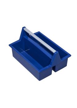 Multipurpose / carpenter carrying box - McPlus Carry >P< 40 - polypropylene - blue