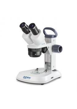 Microscope - stereo og kikkert - med 3 objektiver - reflektert og overført lys