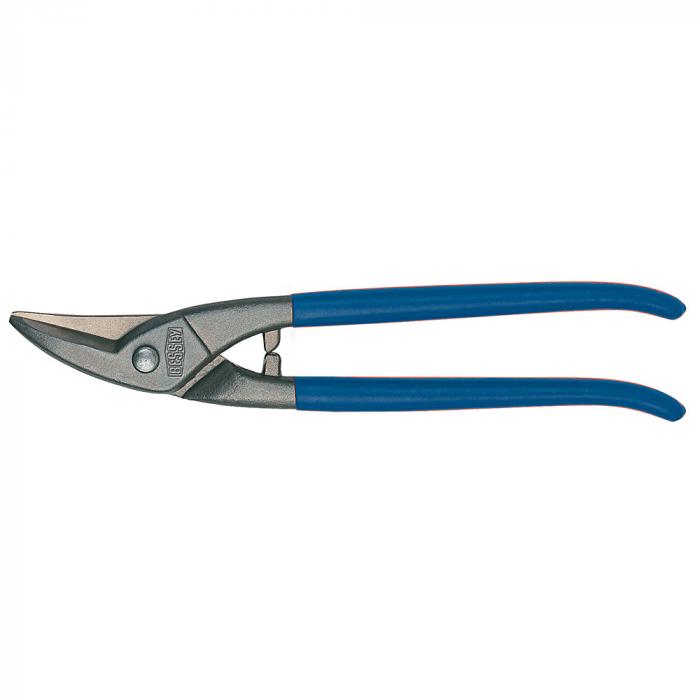 Hole scissors - cutting length 38 to 47 mm - sheet thickness 1.0 - total length 225 to 300 mm - handles dipped in PVC