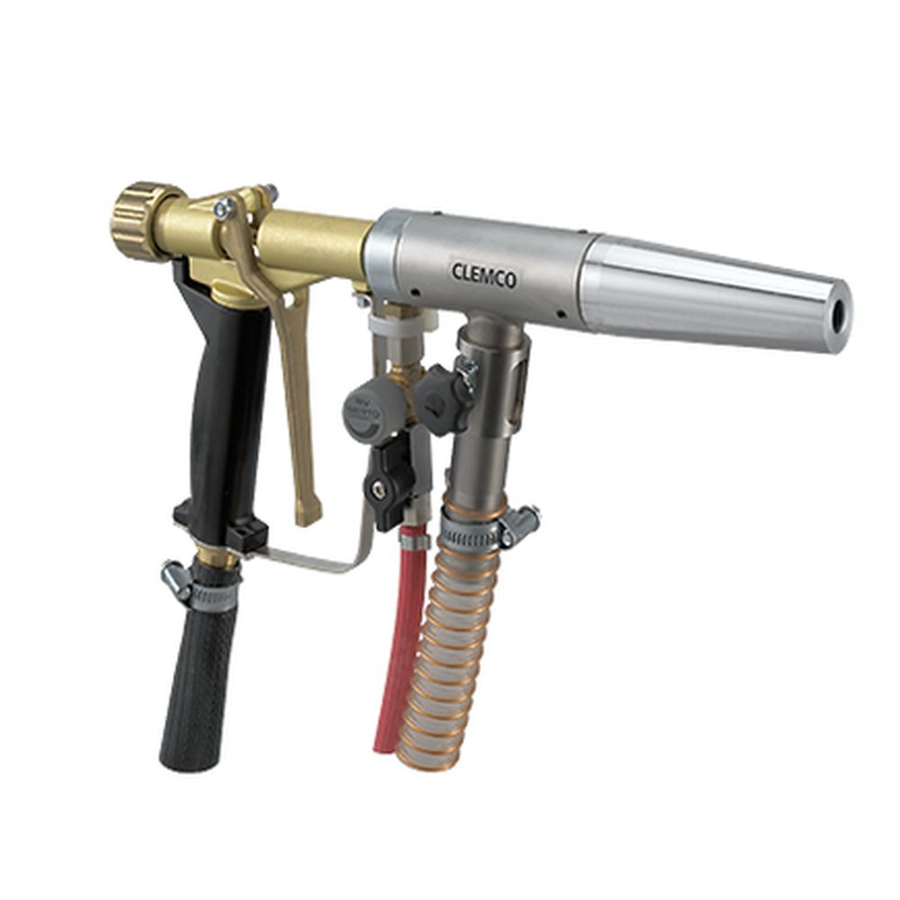 Power-Injektorstrahler - Feuchtstrahlpistole - max. 12 bar - 1,5 mm Strahlmittel - mit Komponenten