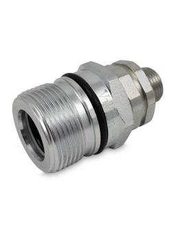 ValCon® screw coupling series VC-HDS - socket - steel chrome-plated - DN 10 to 32 - external thread - PN to 433