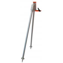 Nedo prism pole stand - with 2 telescopic legs - for all Nedo aluminum prism poles