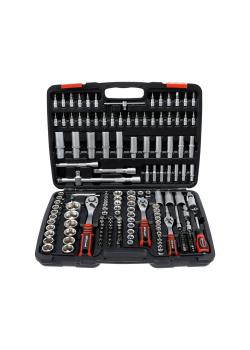 Socket wrench set - 172 pieces - drive 6.3 mm (1/4 ") / 10 mm (3/8") / 12.5 mm (1/2 ")