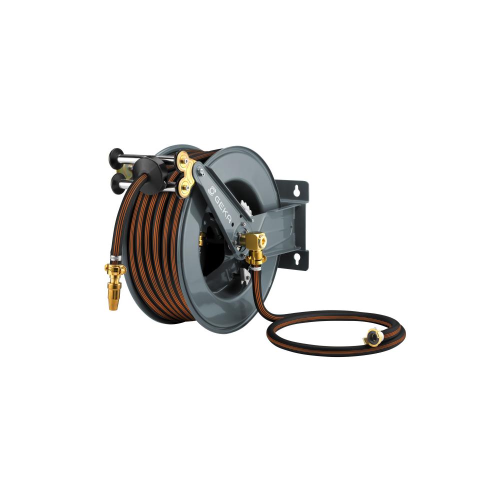 GEKA® plus PA 20GSK et PA30GSK - Enrouleur de tuyau - acier revêtu par poudre - 15 à 25 m de tuyau - prix par pièce