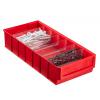 Industriebox ProfiPlus ShelfBox 400B - Außenmaße (B x T x H) 183 x 400 x 81 mm - Farbe blau und rot