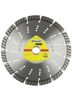 Diamond cutting disc DT 612 UT - diameter 115 to 230 mm - bore 22,23 mm - laser-welded