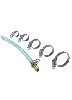 Worm thread clamp - stainless steel - different versions - PU 10 pieces - price per PU