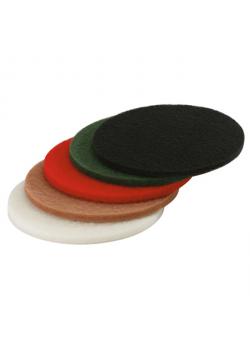 Normalpad - Durchmesser 406 mm - Dicke 8 mm - Farbe schwarz, grün, rot, beige oder weiß - VE 10 Stück