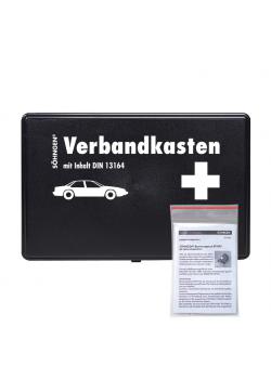 Bil førstehjælpskasse - DIN 13164 plus ventilation klud