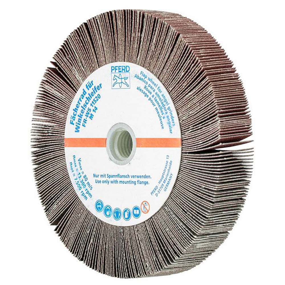 Fan grinding wheel - PFERD - for angle grinder - Ø 115 mm - for various materials
