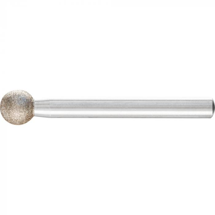 PFERD CBN-Schleifstift - Kugelform KU - Korngröße B 64 und B 126 - Außen-ø 1,0 bis 12,0 mm - Schaft-ø 3 und 6 mm - Preis per VE