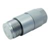 Flat-face screw coupling series SK-FHV - plug - galvanized steel - DN 20 to 38 - internal thread - PN up to 530 bar
