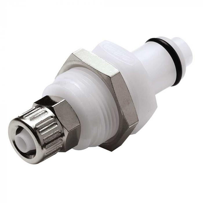 CPC-kobling - NW 6,4 mm - POM - handele - med ventil - forskellige udførelser