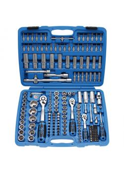 Socket wrench set - 192 pcs. - Actuators 1/4 "-3/8" -1/2 "- Pro Torque® - CV-steel