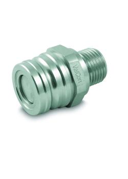 Valcon® plug-in coupling series VC-BC - plug - steel chrome-plated - DN 12 - external thread - PN up to 150 bar