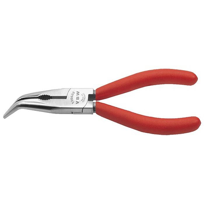 Half-round nose pliers 45° - length 160 to 200 mm