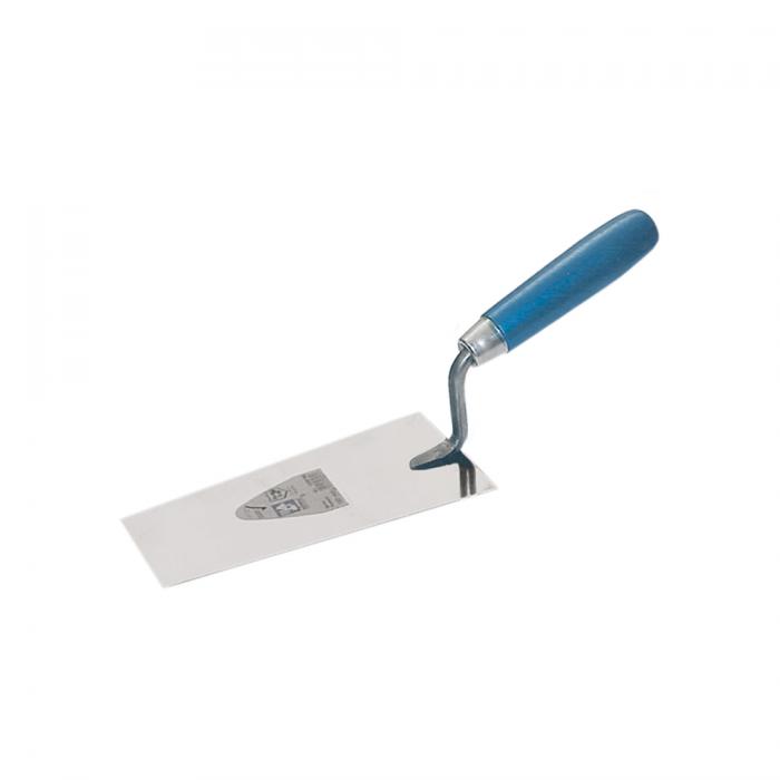 Bernese trowel - stainless steel - 140 to 160 mm - blue grip