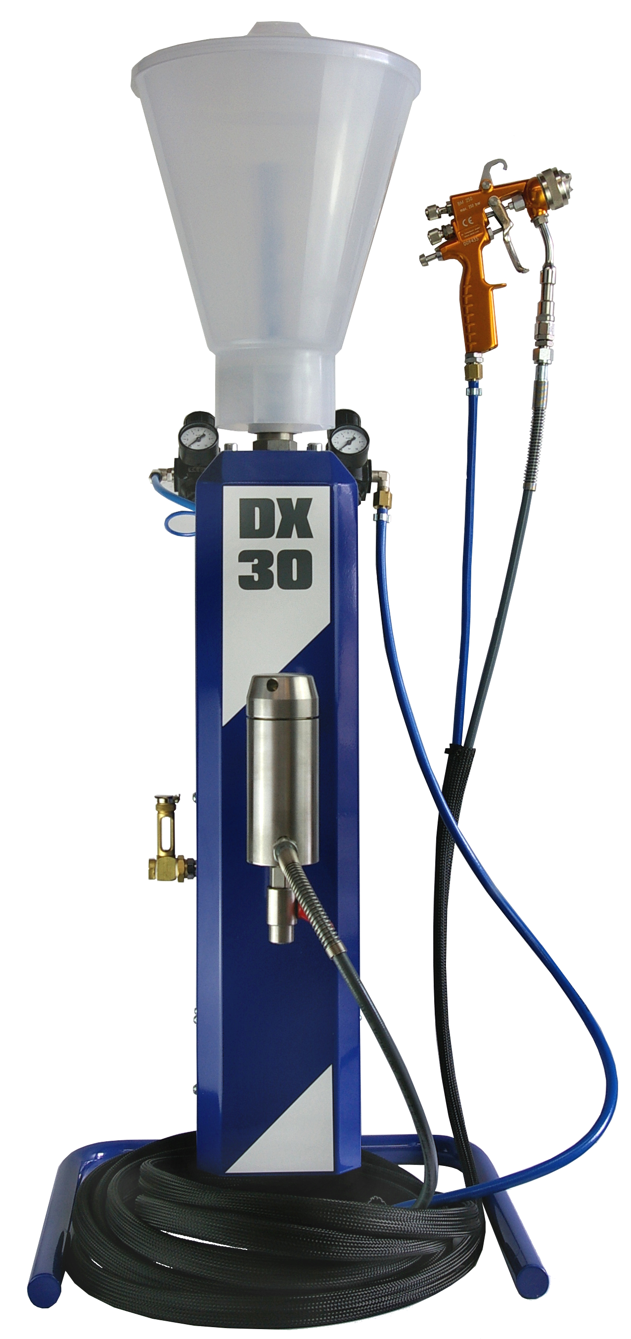Lite volum fin spray - DX30 DU - på stativ eller bil - til 224 bar