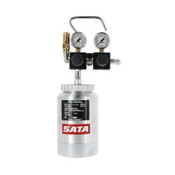 2,0 l Druckbehälter - kpl. mit Tragegriff und Doppeldruckminderer - für SATA mini set 2\n