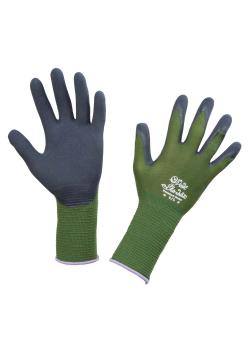Gardening Glove WithGarden Premium Foresta - With Latex Foam Coating - Green - Size 7 to 9